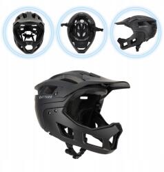 ATTABO Kerékpáros sisak Attabo State 2.0 full face fekete Robusztus kialakítás 55-61 (ATB-B5I078-BK)