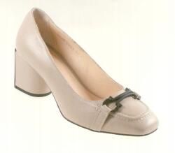 Simen 5953A Taupe Bőr Cipő, 36-OS Méret (5953A)