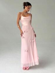 Shein Rózsaszín Maxi Ruha Masnival (L) (610258)