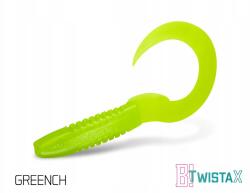 Delphin Műcsali Gumihal Delphin TwistaX Eeltail UVs 6cm Greench (101004021)