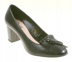 Fabio Fabrizi 756 Fekete Bőr Cipő 37-ES Méret (756)