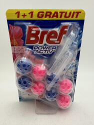 Bref wc illatosító 2x50 g Power Aktiv Pink Flower