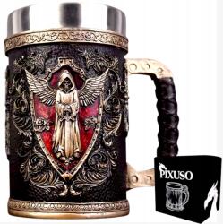 PIXUSO Söröskorsó Valentin Napi Ajándék Neki 500ml Koponya Fa Dnd (C03)