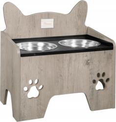  Hzuaneri Kutyatál fa állványon magasított kutyatálak (PB07105B)