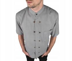  Férfi rövid ujjú ing Renshu, szürke L