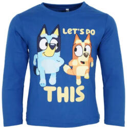 Ludo Studio Bluey Let's Do Blue gyerek hosszú ujjú póló, felső 2 év, 3 év, 4 év, 5 év, 6 év Nr1