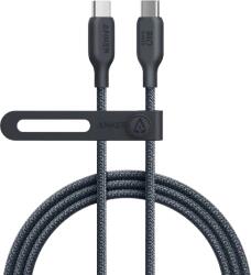 Anker 544 Bio-Nylon USB-C gyorstöltő kábel 240W 1, 8m - fekete (A80F56P11)