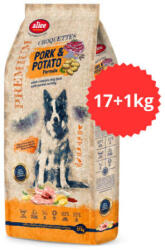 ALICE Professional Adult Croquettes Pork & Potato - száraztáp felnőtt kutyák részére (sertés és burgonya, 17+1 kg)