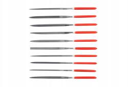 TOYA Tűfilc reszelő készlet Yato 3x140x65mm 10 db-os precíziós fémhez (5906083961632)