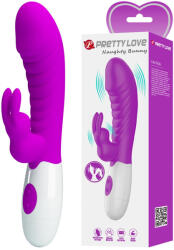 Pretty Love Szilikon vibrátor Pretty Love Naughty Bunny Pink, 30 üzemmód, 20 cm (6959532363104)