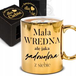 Funandstyle Bögre Arany 300ml Kicsi Gonosz Önelégült Ajándék Otthoni Munka