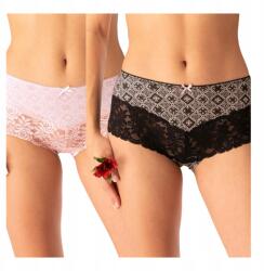 Key Bugyi Női pamut bugyi csipkével Kényelmes szett 2x Lpb 731 Key S (bawełniane majtki damskie z koronką 2pak)