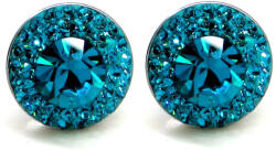 APHRODITÉ APHRODITE bedugós fülbevaló - 12 mm (blue zircon zöld) (2026020211)