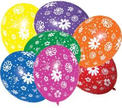 Alvarak 7 darab, minden színű lufi virág motívummal - Alvarak (B7)