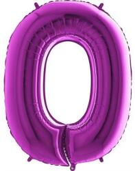 Grabo Felfújható lufi sorszáma 0, lila, 102 cm, extra nagy méretű - Grabo (050P-P)