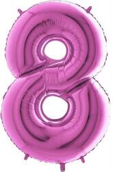 Grabo Felfújható lufi szám 8 rózsaszín 102 cm extra nagy méretű - Grabo (018F-P)