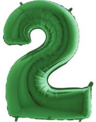Grabo Felfújható lufi száma 2 zöld 102 cm extra nagy - Grabo (032GR-P)