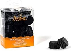 Decora Pralinékapszlik fekete, 200 db, 2, 7 × 1, 7 cm - Decora (0339640)
