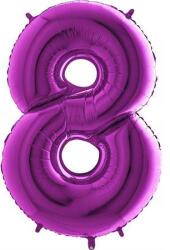 Grabo Felfújható lufi szám 8 lila 102 cm extra nagy - Grabo (058P-P)