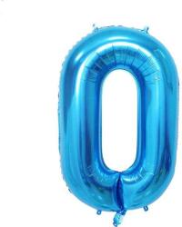 Cakesicq Fóliás lufi szám 0 kék 102cm - Cakesicq (ilcCQBP.N2L.0.blue)