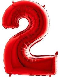 Grabo Felfújható lufi szám 2 piros 102 cm extra nagy - Grabo (082R-P)