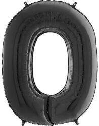 Grabo Lufisztec balon szám 0 fekete 66 cm - Grabo (26040K-P)