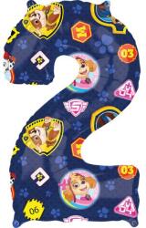 Amscan Ballon 66x43 cm Paw Patrol szám 2 - Amscan (4213601)