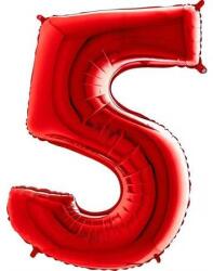 Grabo Felfújható lufi szám 5 piros 102 cm extra nagy - Grabo (085R-P)