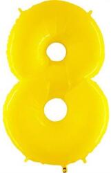 Grabo Felfújható lufi sorszáma 8, sárga, 102 cm, extra nagy méretű - Grabo (948WY-P)