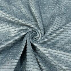  Elasztikus bársony anyag VELVET LUREX Stripe ocean green