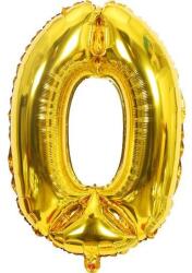 Cakesicq Lufis, fóliás lufi száma nulla arany 102 cm - Cakesicq (ilcCQBP.N1L.0.gold)