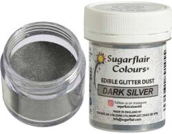 Sugarflair Colours Csillogó sötétszürke, 10 g - Sugarflair (E605)