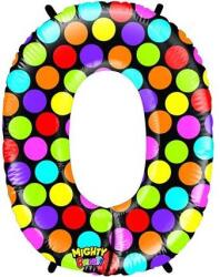 Grabo Felfújható lufi sorszáma 0, színes, 102 cm, extra nagy méretű - Grabo (14840MWE-P)