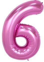 Cakesicq Lufi rózsaszín, hatszámú fóliás lufi, 102 cm - Cakesicq (ilcCQBP.N1L.6.pink)