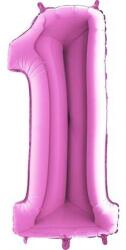Grabo Felfújható lufi számú 1 rózsaszín 102 cm extra nagy - Grabo (011F-P)