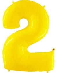 Grabo Felfújható lufi sorszáma 2 sárga 102 cm extra nagy - Grabo (942WY-P)