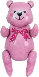Cakesicq Fóliás lufi rózsaszín medveccel 81, 5 cm - Cakesicq (ilcCQRP.F229)