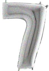 Grabo Hópeggő lufi 7-es számú hologramos 102 cm extra nagy - Grabo (197H-P)