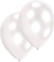 Amscan Fehér latex léggömbök 10 db, 27, 5 cm - Amscan (INT995430)
