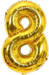 Cakesicq Fóliás lufi száma nyolc arany 102 cm - Cakesicq (ilcCQBP.N1L.8.gold)
