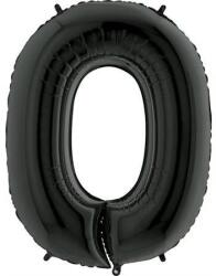 Grabo Felfújható lufi szám 0 fekete 102 cm extra nagy - Grabo (040K-P)