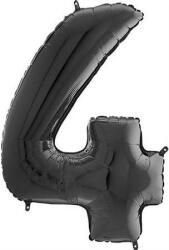 Grabo Lufisztec ballon szám 4 fekete 66 cm - Grabo (26044K-P)