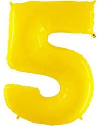 Grabo Felfújható lufi sorszáma 5 sárga 102 cm extra nagy - Grabo (945WY-P)