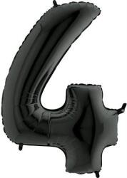 Grabo Felfújható lufi szám 4 fekete 102 cm extra nagy - Grabo (044K-P)