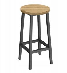 Songmics Bárszék artisan lábak fekete LBC328B88 (2940)