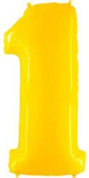 Grabo Felfújható lufi szám 1 sárga 102 cm extra nagy - Grabo (941WY-P)