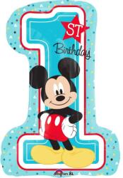 Amscan Melltartó fóliás lufi Mickey 48x71 cm szám egy - Amscan (3434301)