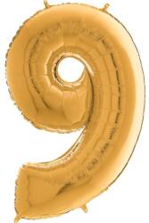 Grabo Lufis ballon szám 9 arany 66 cm - Grabo (26029G-P)