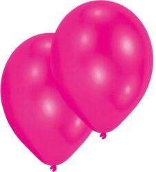 Amscan Lila készületű latex lufik sötét rózsaszínben, 10 db, 27, 5 cm - Amscan (INT995425)