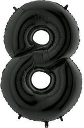 Grabo Felfújható lufi szám 8 fekete 102 cm extra nagy - Grabo (048K-P)